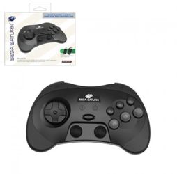 Retro-Bit SEGA Saturn 2.4GHz Wireless Pro Controller for Sega Saturn, PC, Switch