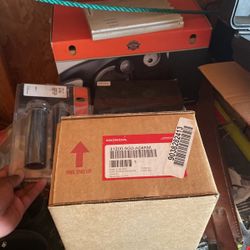 Various Items For Sale Alpine MRV-6 300 amp 12” subs Box Harley Hand Grips and Headlight  and Speakers  And New Honda Accord Starter