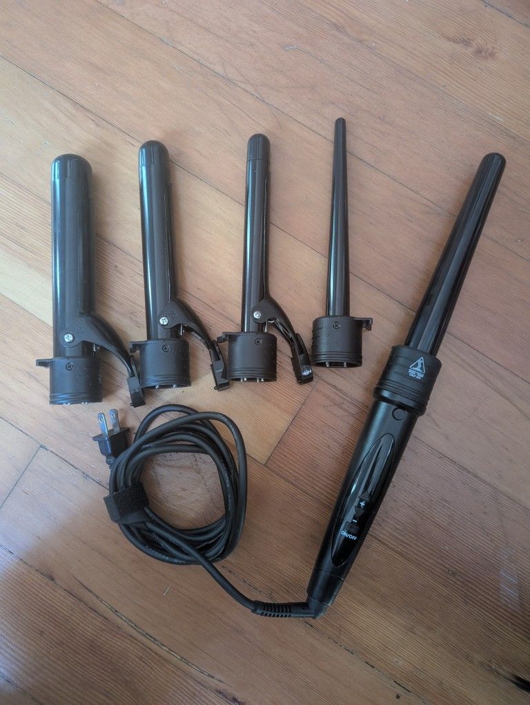 Hair Curling Iron - 5 Barrel