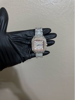 Iced out watch