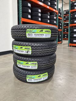 New St225/75R15 Trailer Tires 12 ply 225-75-15
