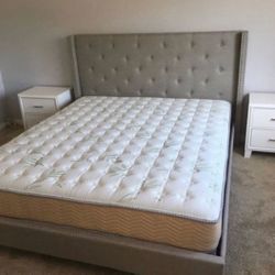 King Size Bed Frame With Mattress Included 