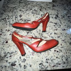 Vintage Christian Louboutin Red Heels 