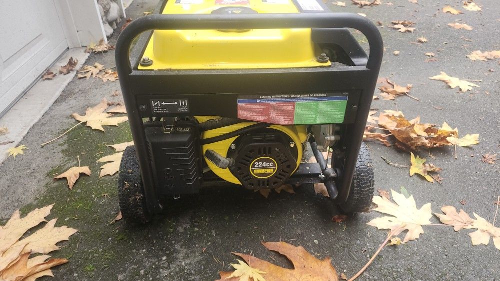 Dual Fuel Champion 4750 Generator