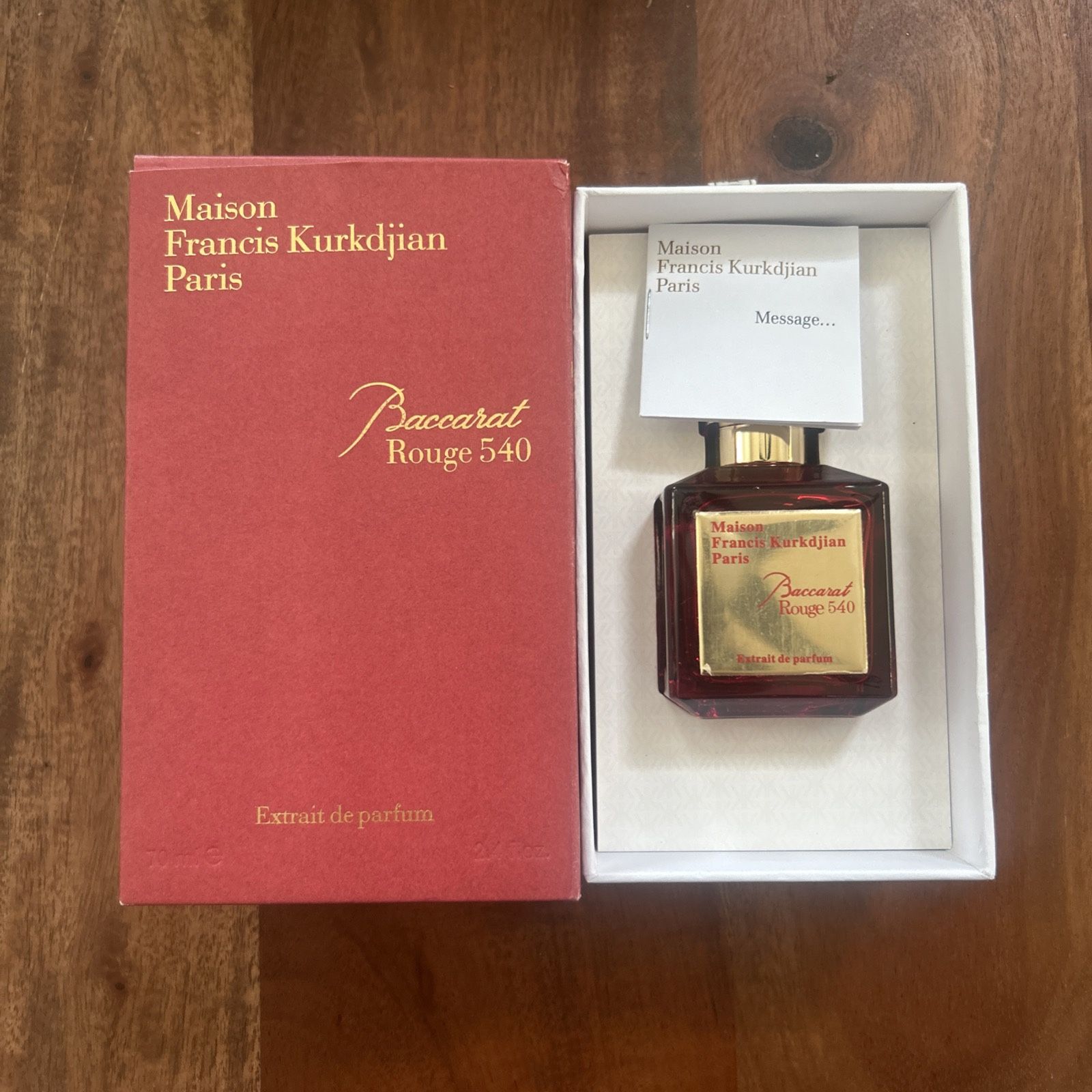 Maison Francis Kurkdjian Baccarat Rouge 540 2.4oz/70ml