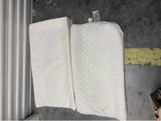 2 Infant  Changing Pads- White Used Lightly