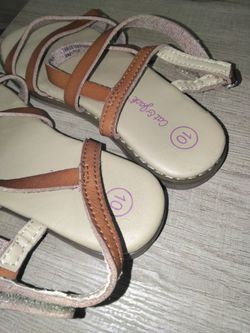 Cat & Jack Girls Sandals size10