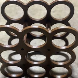 Wooden Wine Rack 9 Bottles 
