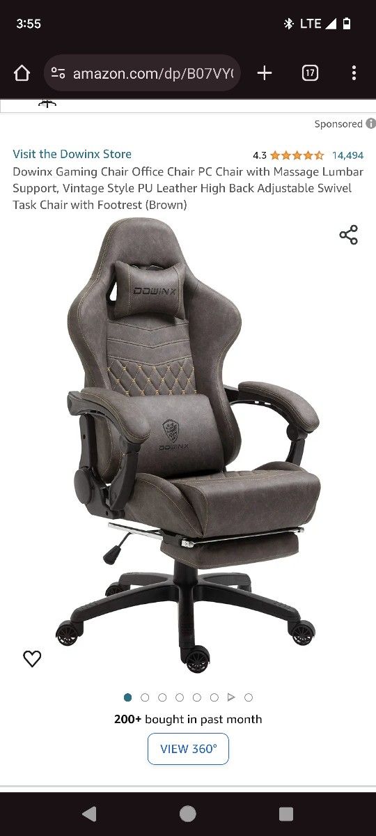 Dowinx Gaming Best Gaming Chair On Amazon Dowinx BLUE Gaming Chair