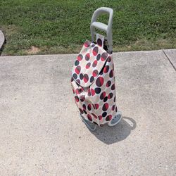 Rolling Shopping Cart Tote – Foldable & Lightweight