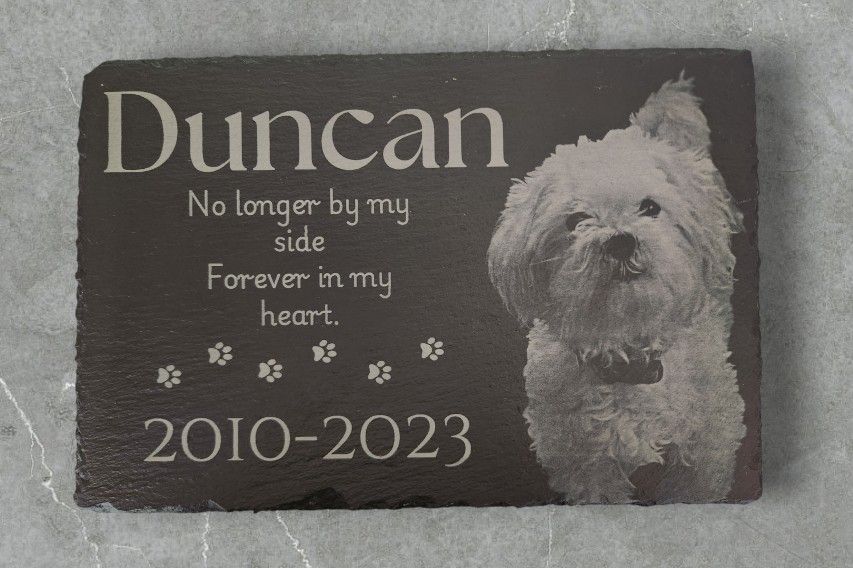 Memorial Slate Lasered Placards And Plaques