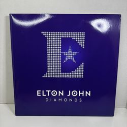 Elton John DIAMONDS The Ultimate Greatest Hits 2 LP Blue Vinyl 