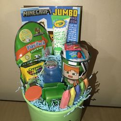 Boys Minecraft Easter Basket