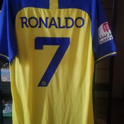 Al Nassr Home Jersey Authentic CR7 Size XL No Trade 