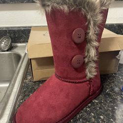 Boots Burgandy 