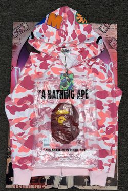 🌸PINK BAPE CAMO SHARK HOODIE🌸