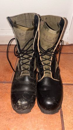 1970s military combat jungle boots