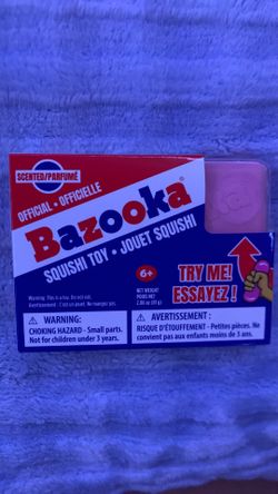 Bazooka scented squish toy official