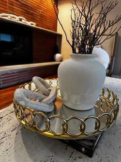 Gold tray