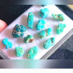 15pcs Natural Turquoise 4-7mm