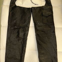 Men’s Leather Chaps Size Large