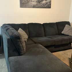 Dark Grey Sectional 
