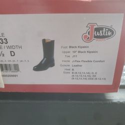 Justin Roper Boots Mens 8 1/2 D size