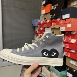 CDG Comme des Garcons Converse Grey