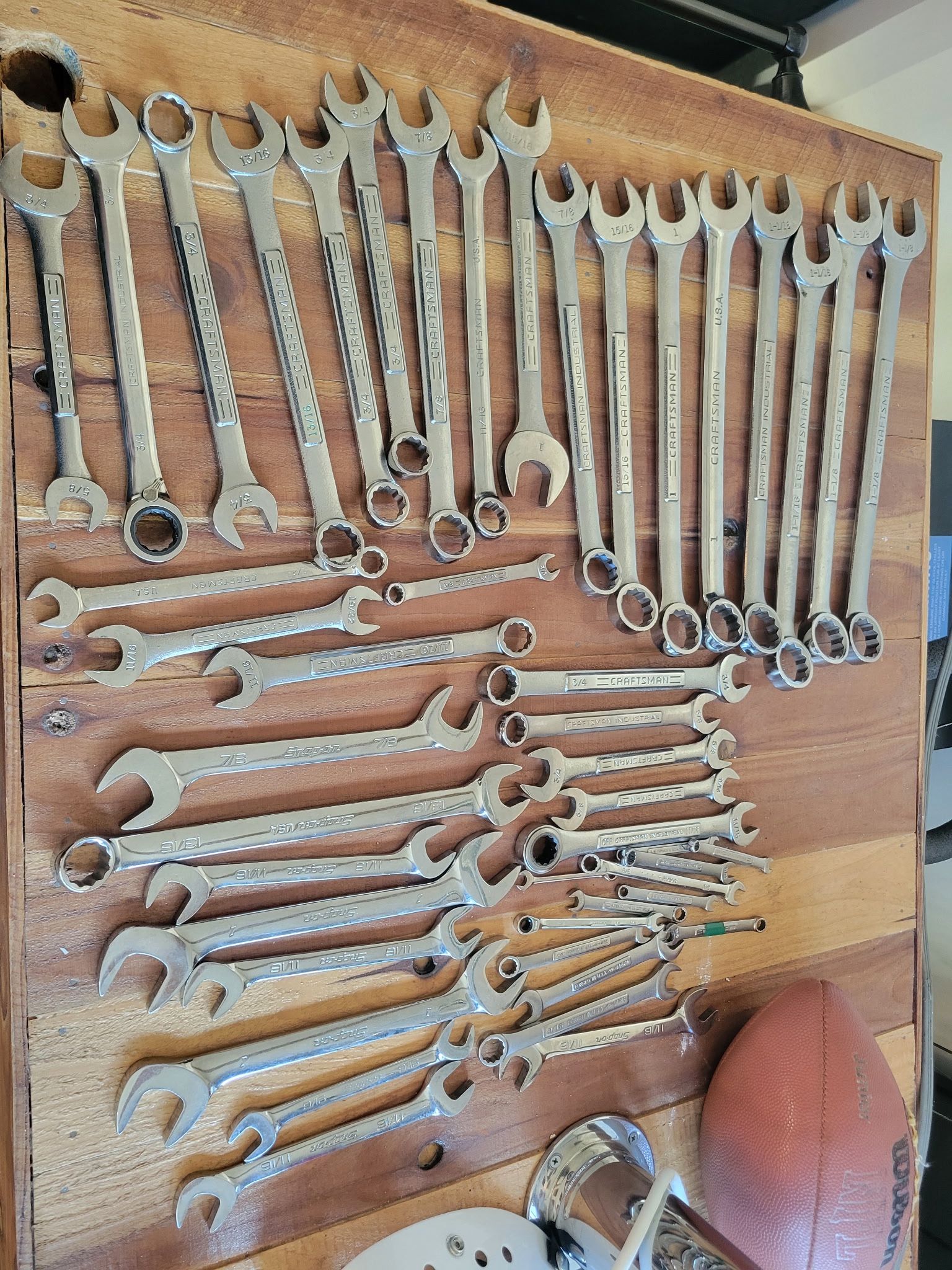 Snap on and craftsman wrenches