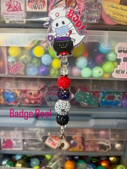 Halloween Nurse Badge reel