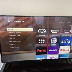 55” TCL Roku SMSRT TV