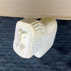 Hand Carved Kisii Soapstone Kenya African Lion