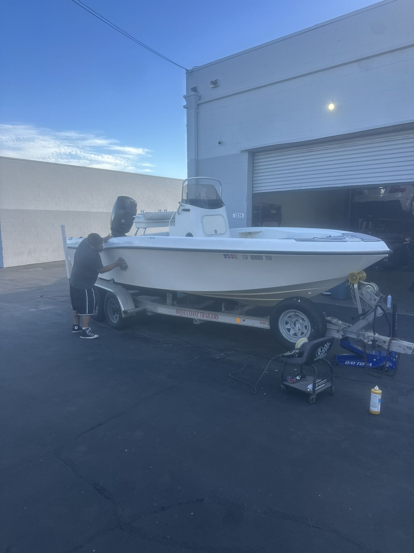 Resto Refinish Polish Boat