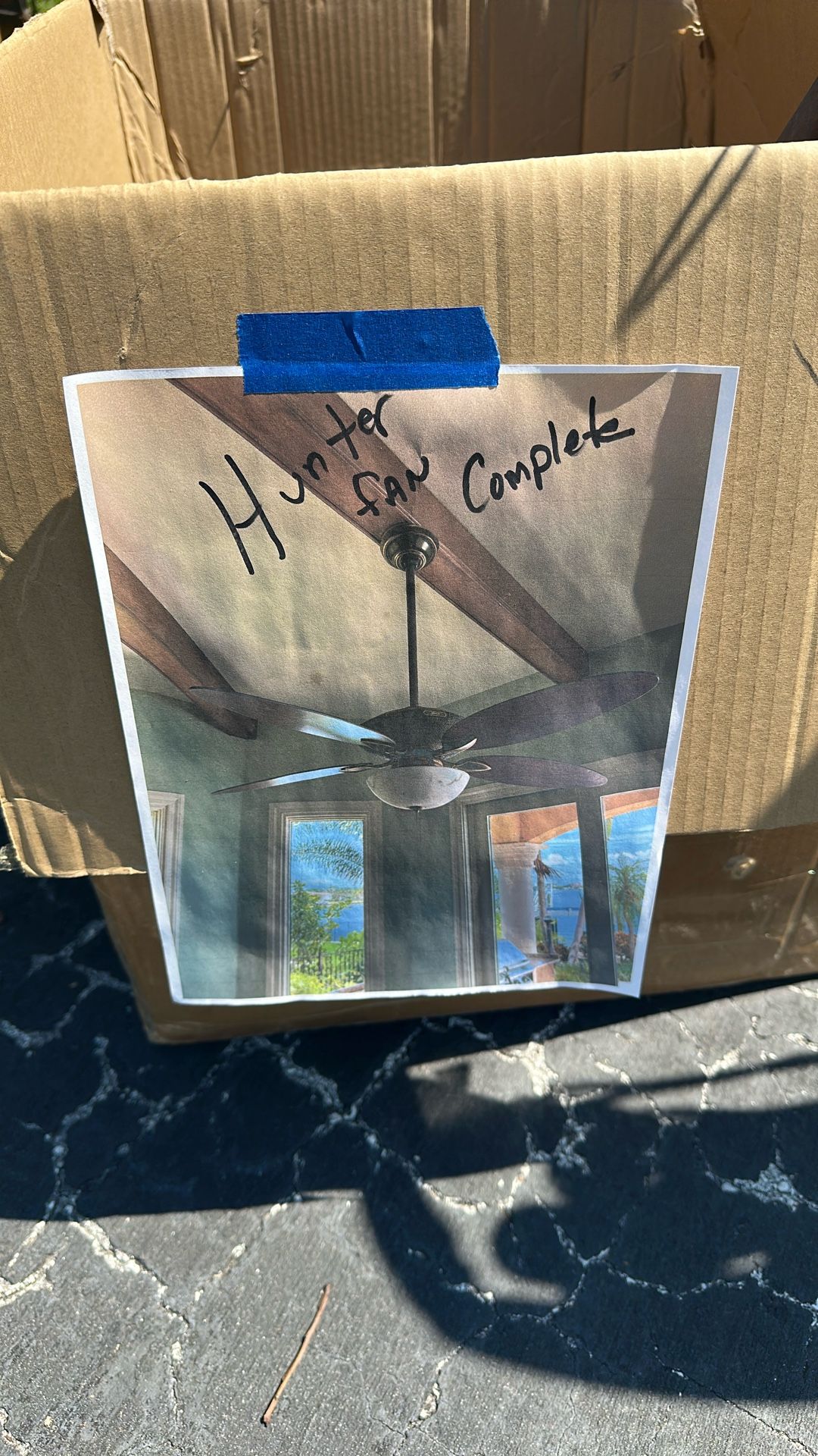 Hunter Ceining Fan Complete