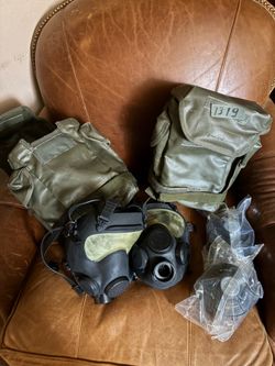 Pair of French ARF Gas Masks