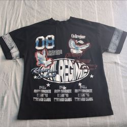 Civilregime Men’s Black Dove Graphic T-Shirt, Size M