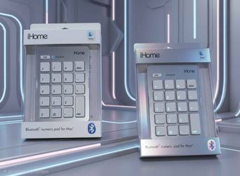 2x iHome Bluetooth numeric pad for Mac