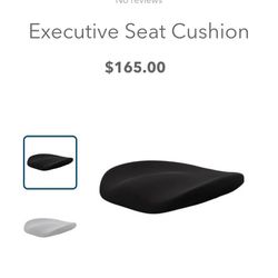 lifeform chairs executive ergonomic memory foam seat cushion dreamweave black