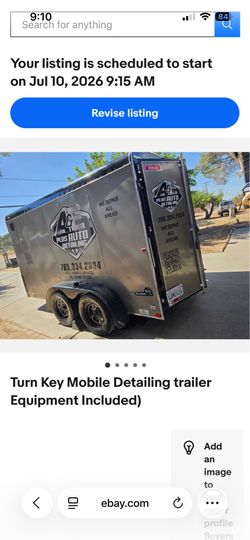 2024 interstate Turkey mobile auto detailing business