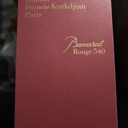 Maison Francis Kurkdjian Paris Baccarat Rouge 540