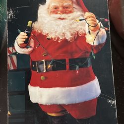 Vintage Coke Bottle Santa 