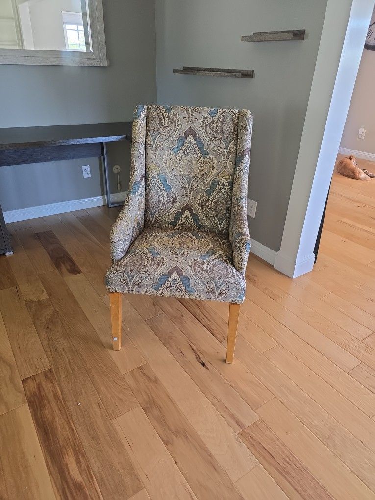 World Market High BACK Fabric Chair