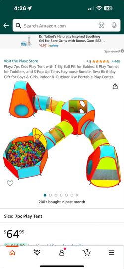 large kids play tunnel