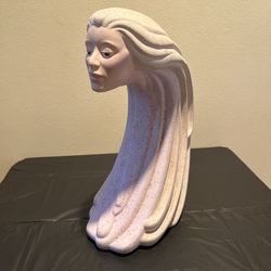 Vintage Ceramic Sculpture Titled "Wind Spirit" "Wind Woman" SITTRE CERAMIC PRODUCTS 14”H