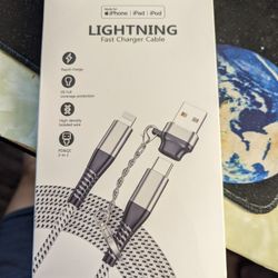 FAST IPHONE,IPAD,IPOD CHARGER CABLE 