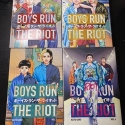 Boys Run The Riot Manga Volumes 1 - 4
