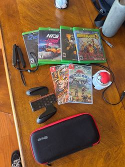 Lot of game Nintendo switch and Xbox + accessories
