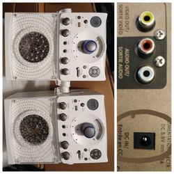 2 Brand New Singing Machine Karaoke Machines, Missing Ac Power Supply Cables So Only $25 For Both 