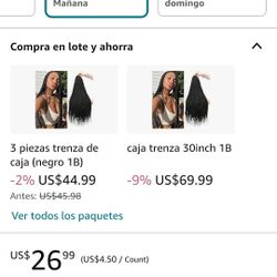 Braids Extra Long, 28 In. Trenzas Para Crochet