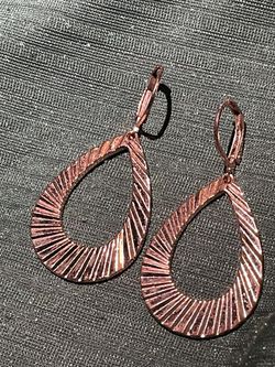 Dangle Copper Tone Earrings